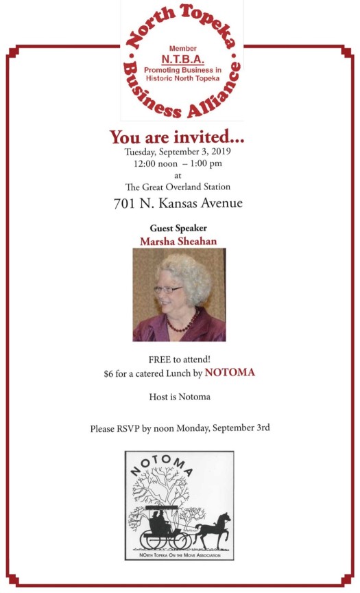 NTBA Luncheon Invite   Sept 2019